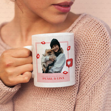 Personalized Gift - I Just Want To Hang Out With My Dog For Dog Mom - White Mug